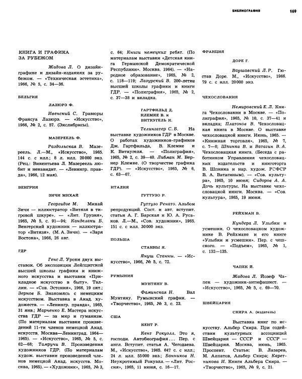  альманах «Искусство книги» - Искусство книги, выпуск 6, 1965-1966 - Страница № 172