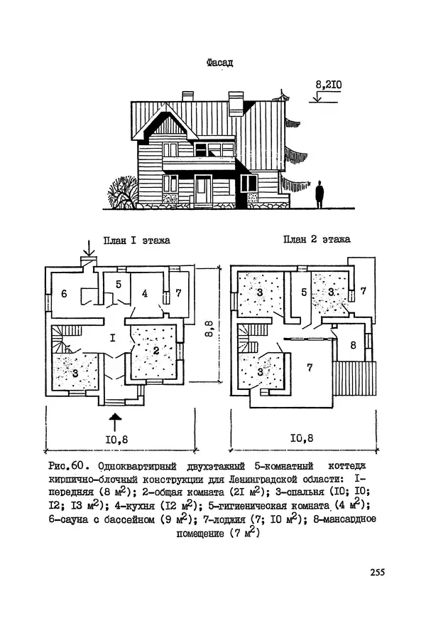 В. Заренков - Индивидуальные жилые дома. Справочное пособие - Страница № 256