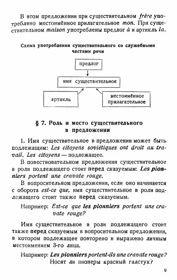 В. Цетлин - Краткий грамматический справочник фразцузского языка для семилетней школы - Страница № 10
