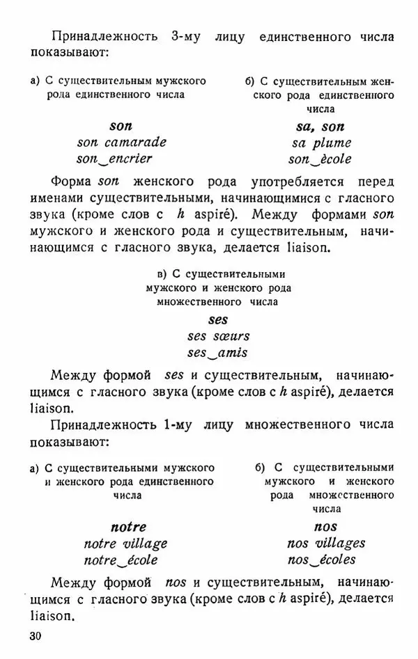 В. Цетлин - Краткий грамматический справочник фразцузского языка для семилетней школы - Страница № 31