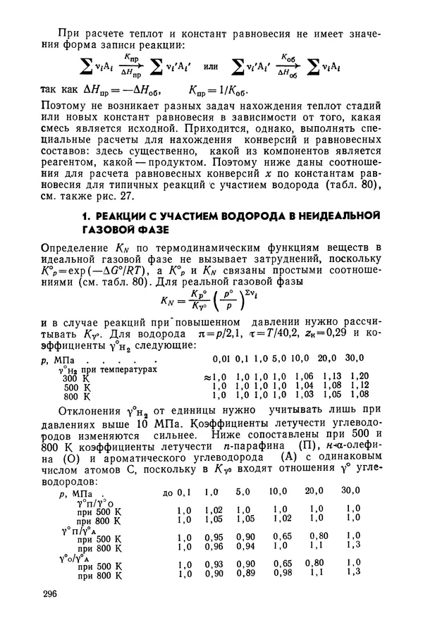 Юрий Жоров - Термодинамика химических процессов. Нефтехимический синтез, переработка нефти, угля и природного газа - Страница № 297