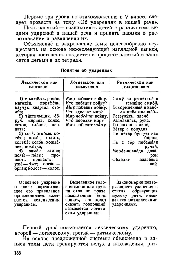  Коллективный сборник - Изучение стихосложения в школе : Сборник статей - Страница № 157