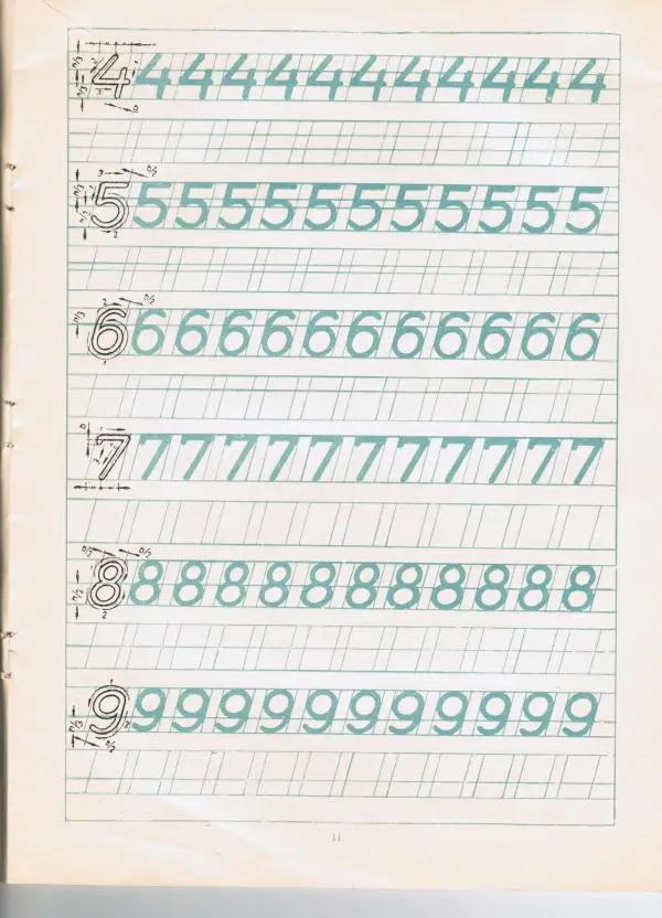 Г. Александров - Рабочая тетрадь по шрифту. Пособие для учащихся средней школы - Страница № 11