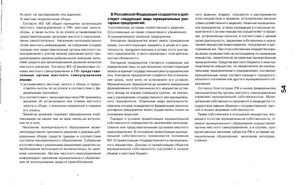 Елена Романова - Шпаргалка по муниципальному праву: Ответы на экзаменационные билеты - Страница № 55