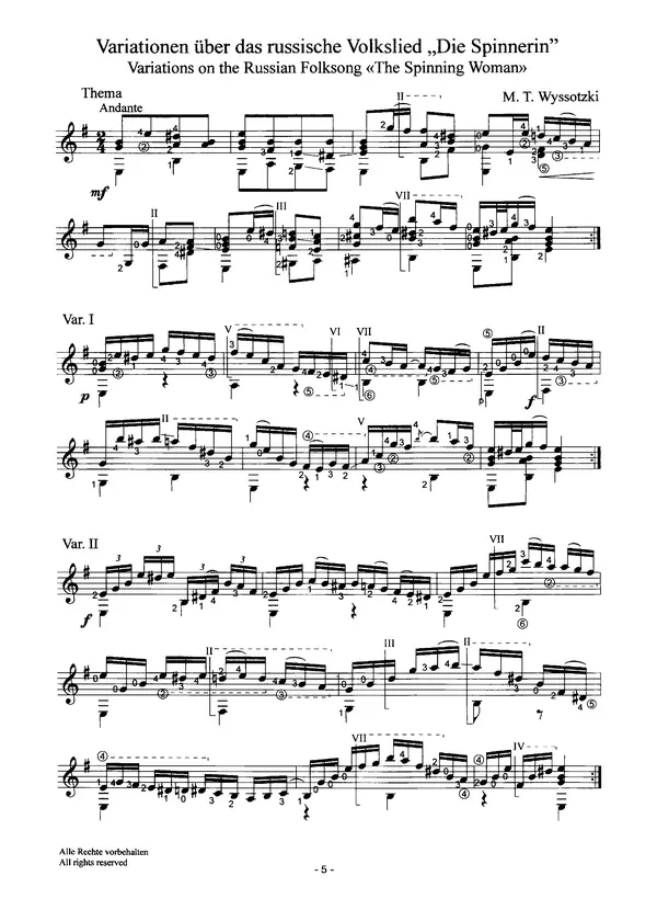 Михаил Высотский - «Fur alle, die Gitarre lieben». Vol. 2 - Страница № 6