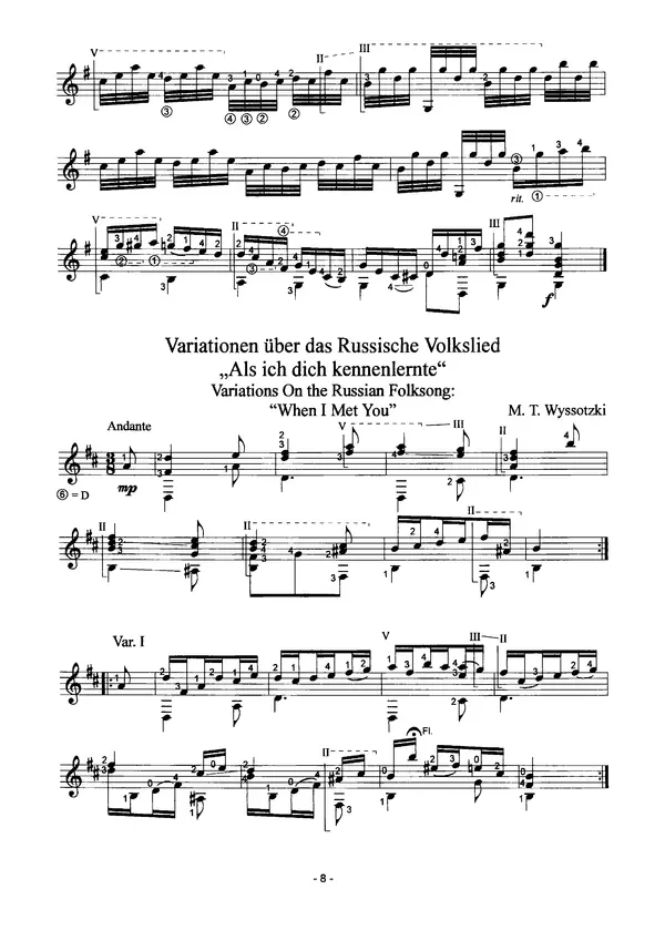 Михаил Высотский - «Fur alle, die Gitarre lieben». Vol. 3 - Страница № 9