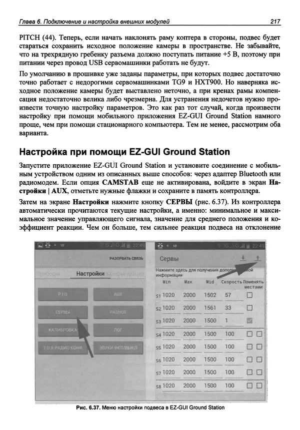 Валерий Яценков - Твой первый квадрокоптер: теория и практика - Страница № 217 Валерий Яценков - Твой первый квадрокоптер: теория и практика - Страница № 217