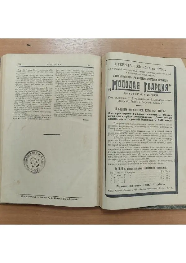  Журнал «Молодая гвардия» - Молодая гвардия 1924 №11 - Страница № 109