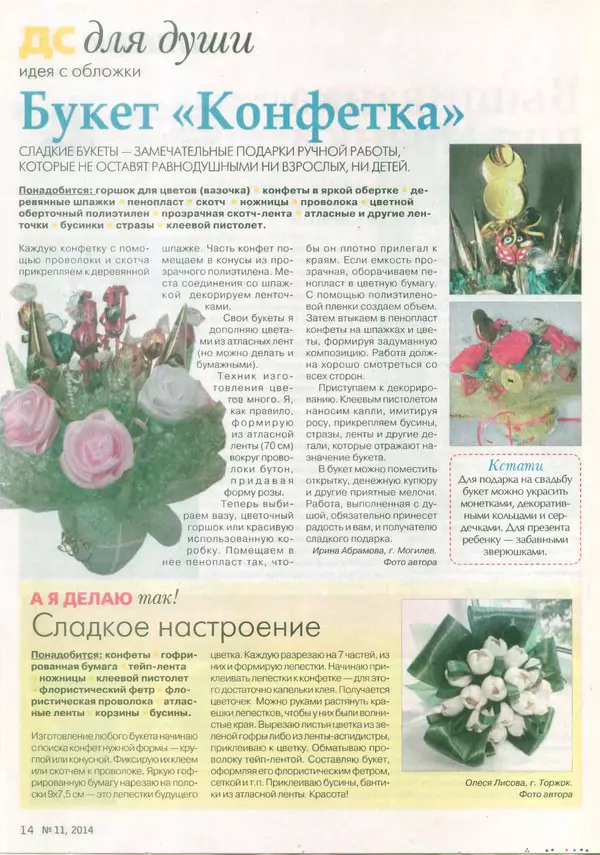  журнал «Делаем сами» (Толока) - Делаем сами 2014 №11(320) - Страница № 14