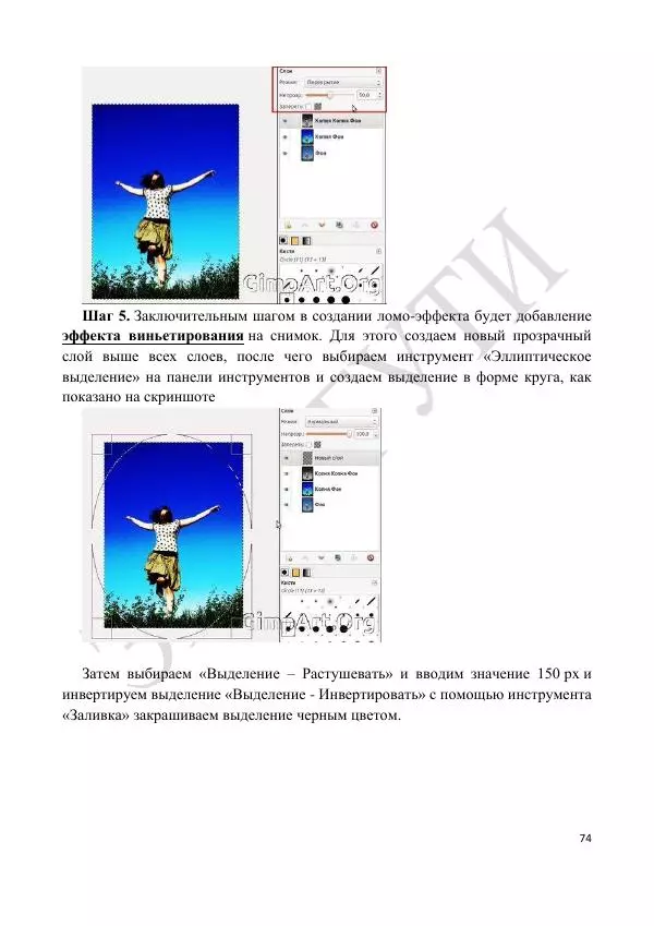 А. Лапшин - Методическая разработка к лабораторной работе № 3 «Изучение графического редактора GIMP» - Страница № 74