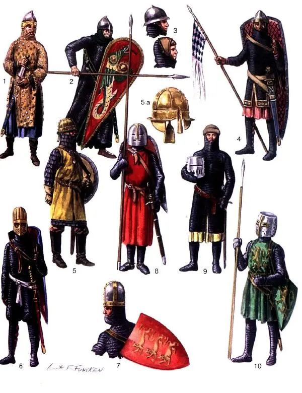 Лилиана Функен - Средние века. VIII-XV века. Доспехи и вооружение - Страница № 21