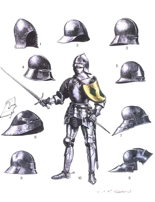 Лилиана Функен - Средние века. VIII-XV века. Доспехи и вооружение - Страница № 33