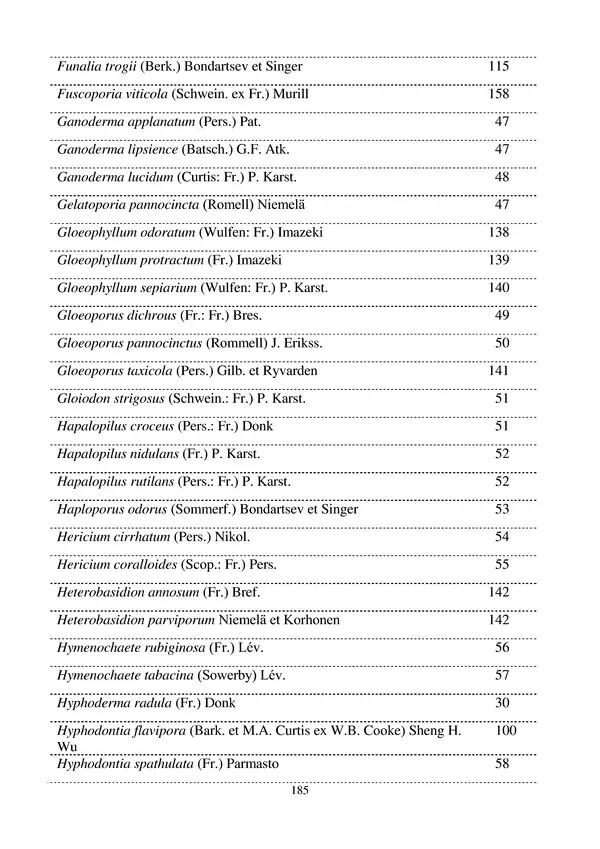  Коллектив авторов - Атлас-определитель дереворазрушающих грибов лесов Русской равнины - Страница № 187