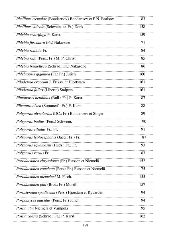  Коллектив авторов - Атлас-определитель дереворазрушающих грибов лесов Русской равнины - Страница № 190