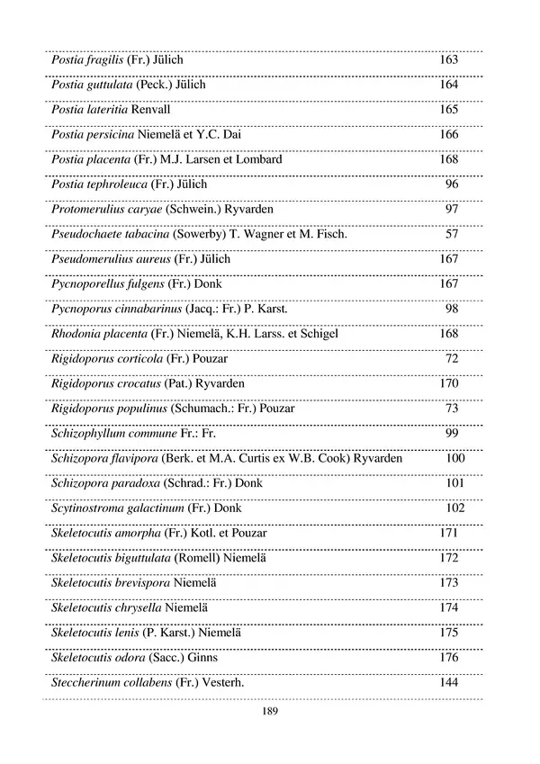  Коллектив авторов - Атлас-определитель дереворазрушающих грибов лесов Русской равнины - Страница № 191