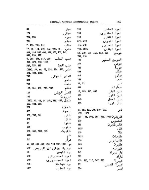 Абу-р-Райхан Мухаммед Бируни - Фармакогнозия в медицине - Страница № 1095