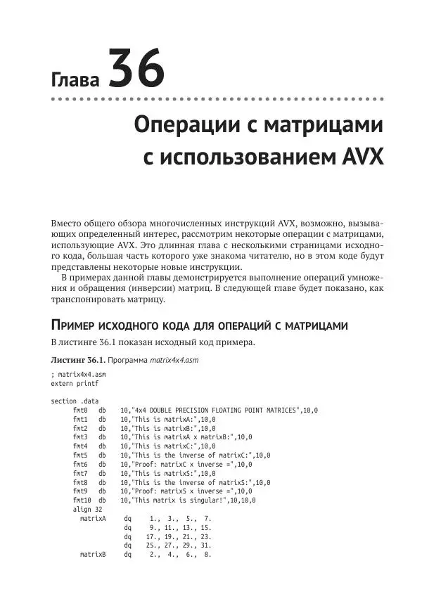 Йо Гуй - Программирование на ассемблере х64. От начального уровня до профессионального использования AVX - Страница № 258