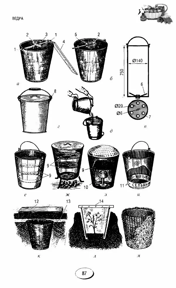  Сборник - Садовые помощники. Полезные приспособления для сада и огорода - Страница № 87