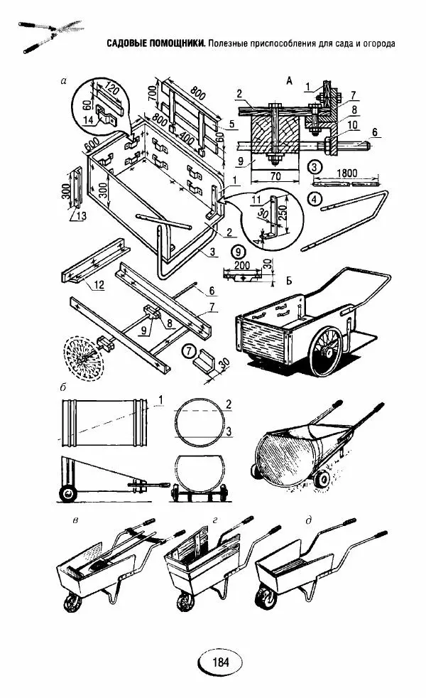  Сборник - Садовые помощники. Полезные приспособления для сада и огорода - Страница № 184