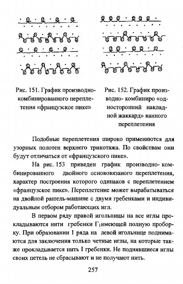  Коллектив авторов - Трикотажные переплетения - Страница № 258