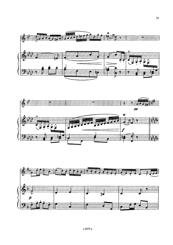  Автор неизвестен - Пьесы и транскрипции для трубы и фортепиано - Страница № 36