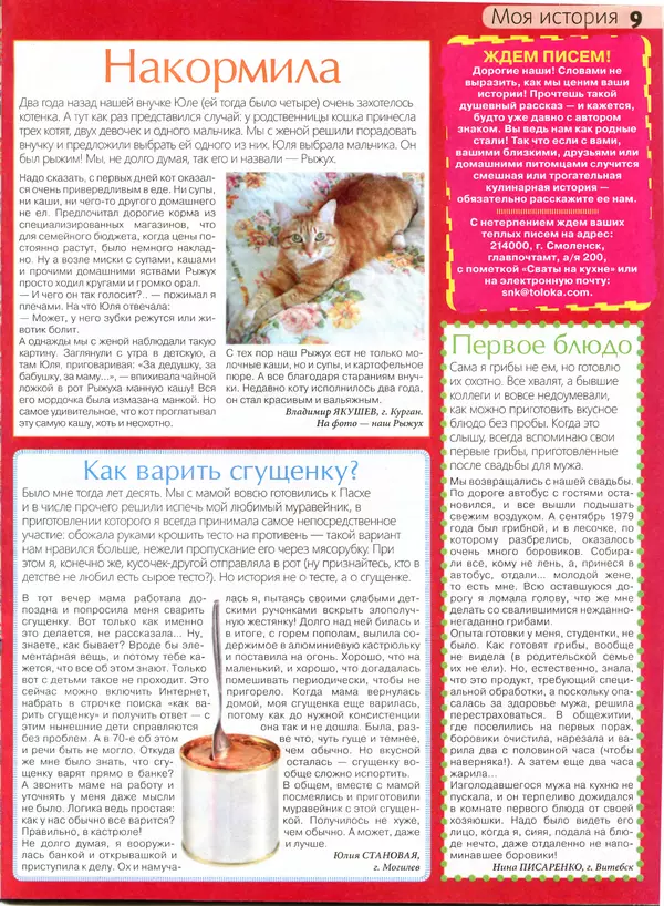 КулЛиб.   журнал Сваты на кухне - Сваты на кухне 2016 №4(18). Страница № 9