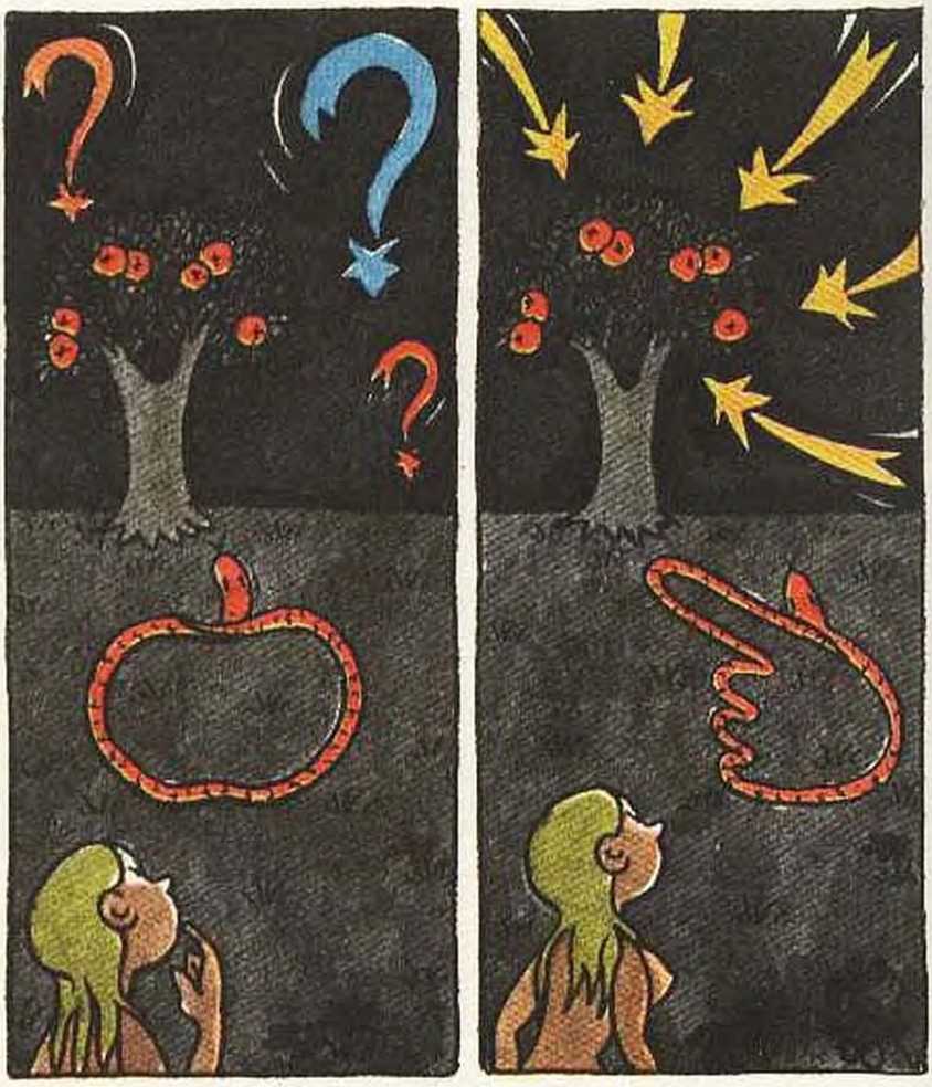 Любовь Адама и Евы. Жан Эффель. Иллюстрация 125