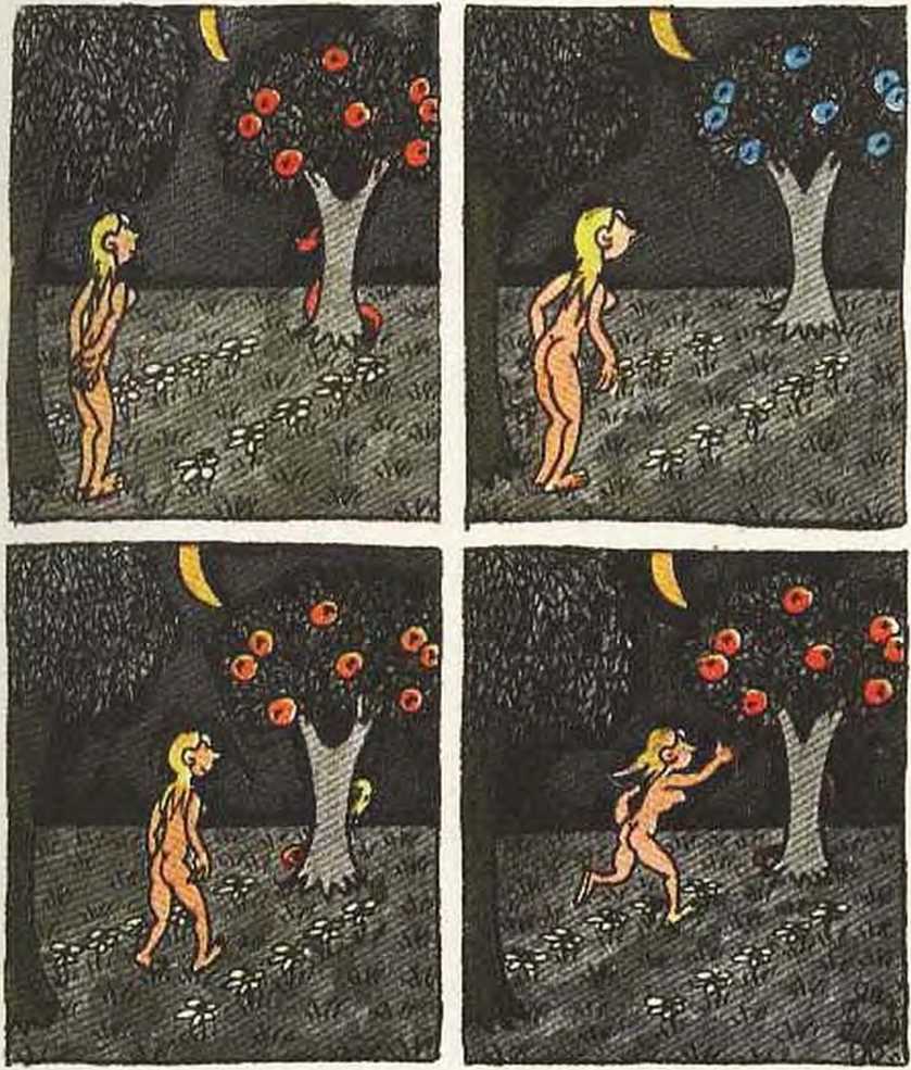 Любовь Адама и Евы. Жан Эффель. Иллюстрация 126