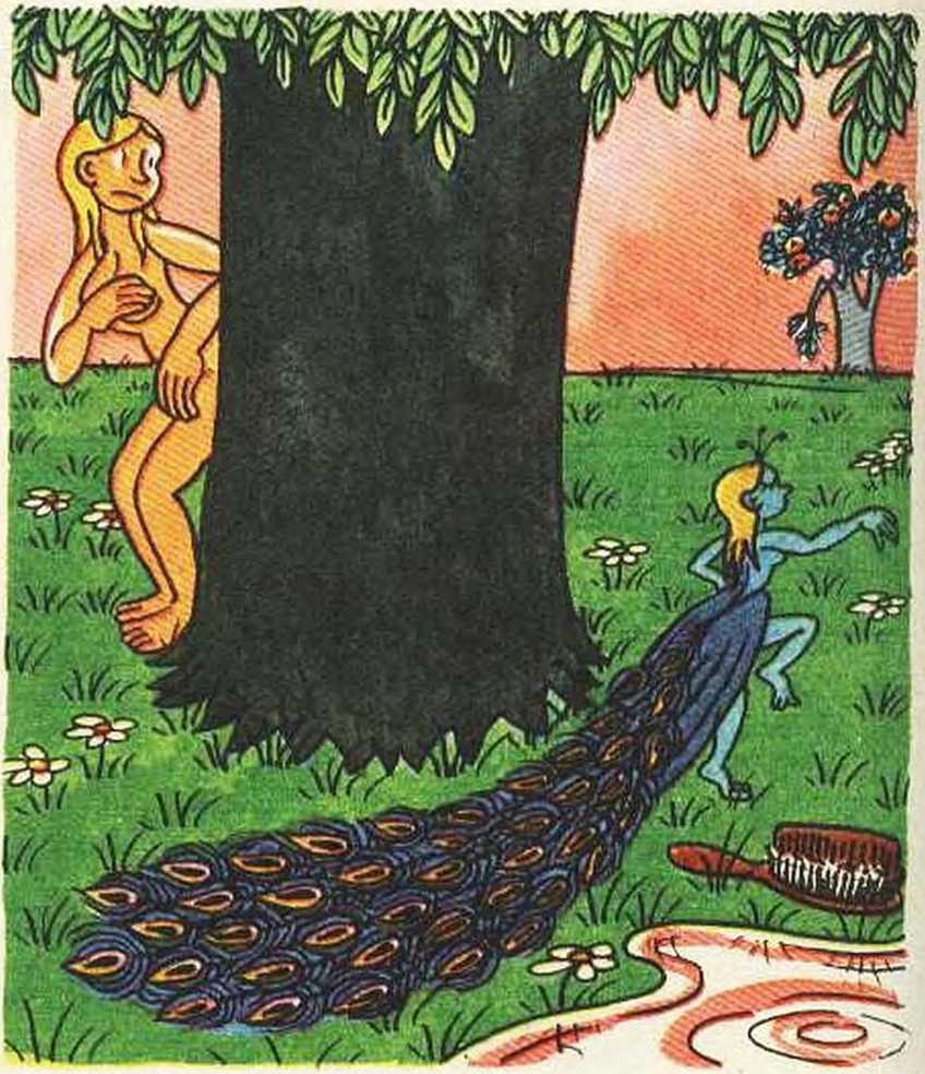 Любовь Адама и Евы. Жан Эффель. Иллюстрация 143
