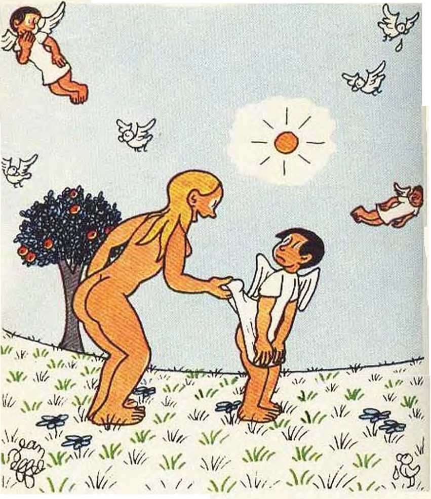 Любовь Адама и Евы. Жан Эффель. Иллюстрация 150