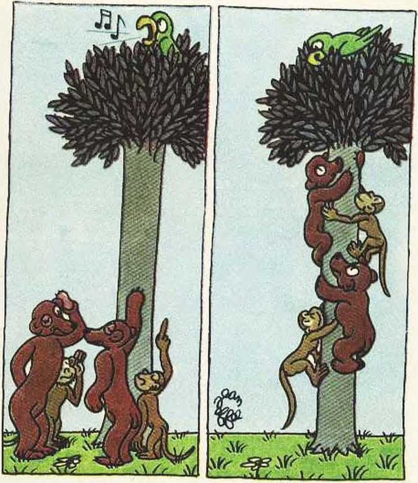 Любовь Адама и Евы. Жан Эффель. Иллюстрация 167