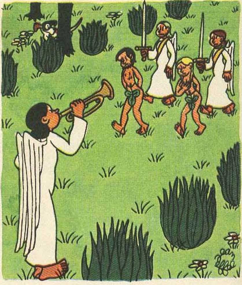 Любовь Адама и Евы. Жан Эффель. Иллюстрация 180