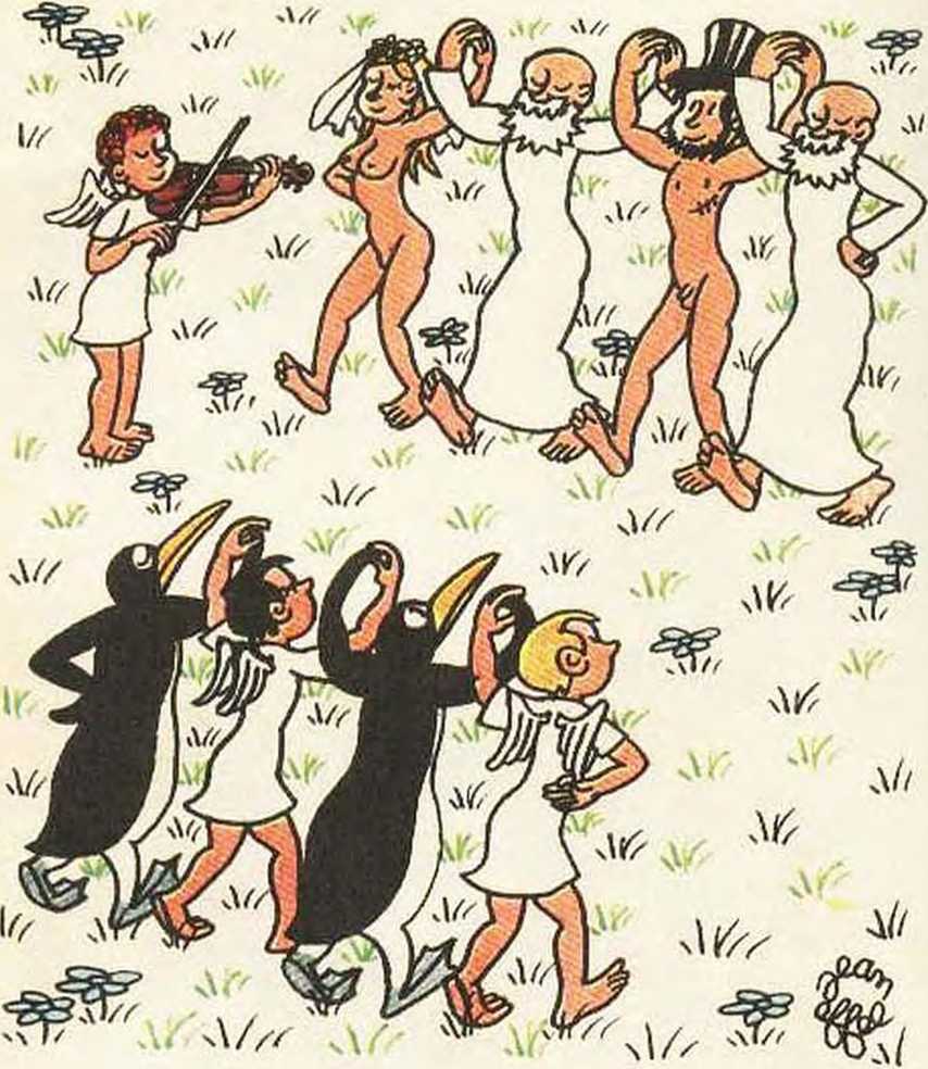 Любовь Адама и Евы. Жан Эффель. Иллюстрация 28