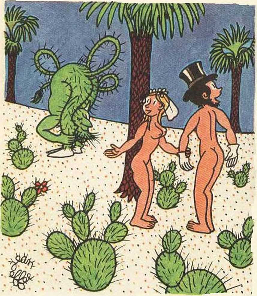Любовь Адама и Евы. Жан Эффель. Иллюстрация 33