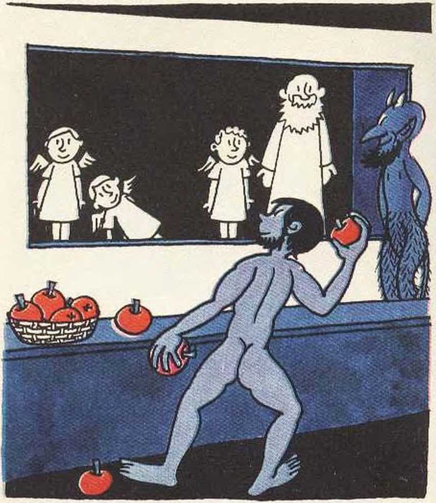 Любовь Адама и Евы. Жан Эффель. Иллюстрация 99
