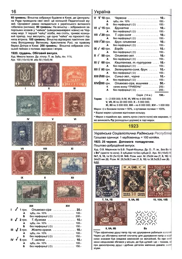 КулЛиб. Ярослав  Мулик - Каталог поштових марок України (1918-2011). Страница № 17