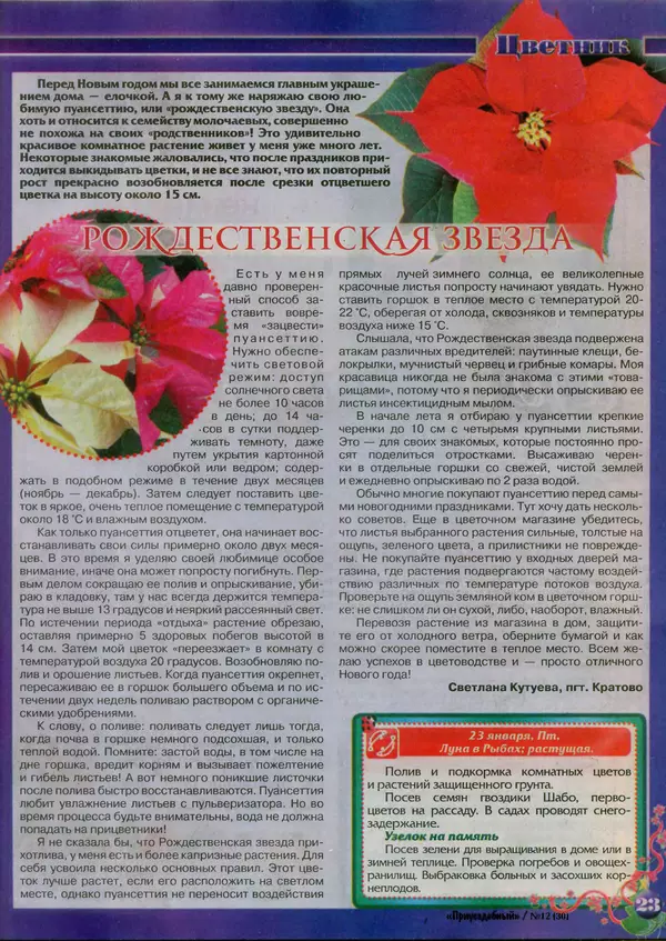 КулЛиб.   журнал Приусадебный - Приусадебный 2014 №12(30). Страница № 23