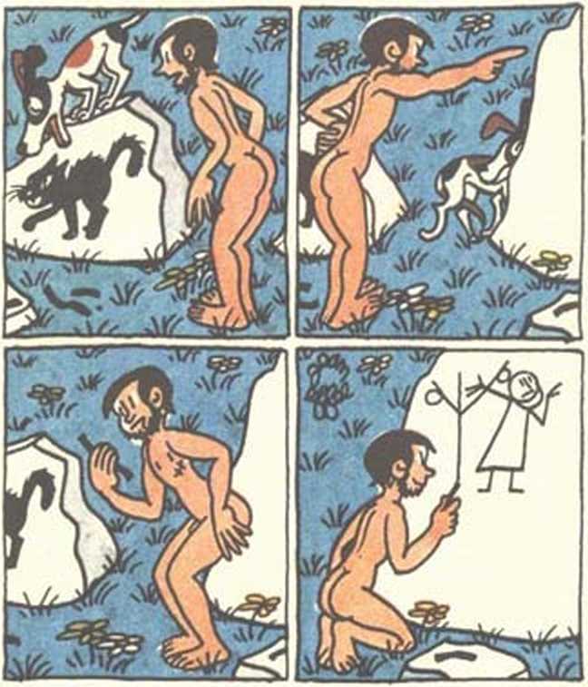 Любовь Адама и Евы. Жан Эффель. Иллюстрация 115
