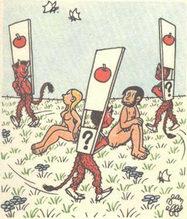 Любовь Адама и Евы. Жан Эффель. Иллюстрация 119