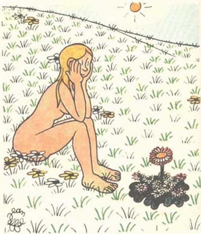Любовь Адама и Евы. Жан Эффель. Иллюстрация 120