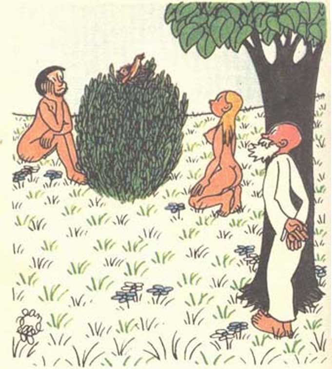Любовь Адама и Евы. Жан Эффель. Иллюстрация 122