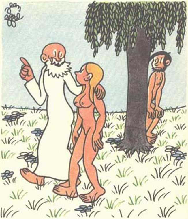 Любовь Адама и Евы. Жан Эффель. Иллюстрация 130