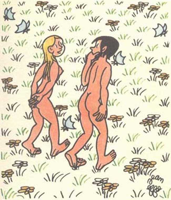 Любовь Адама и Евы. Жан Эффель. Иллюстрация 131