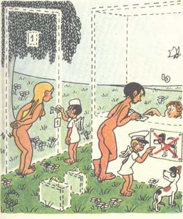 Любовь Адама и Евы. Жан Эффель. Иллюстрация 145