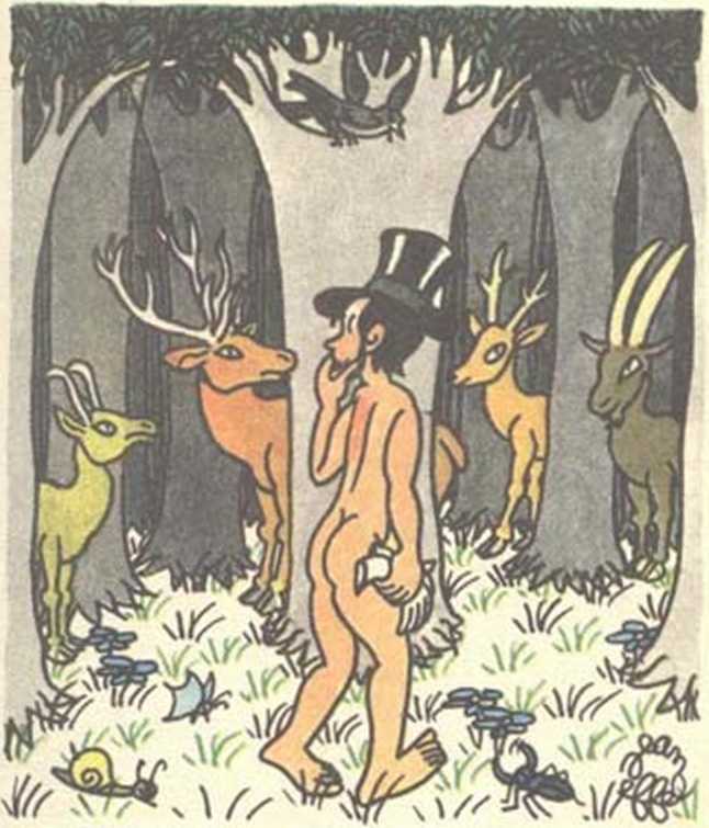 Любовь Адама и Евы. Жан Эффель. Иллюстрация 161