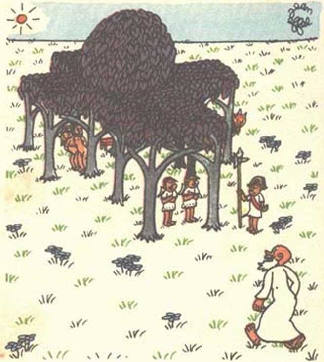 Любовь Адама и Евы. Жан Эффель. Иллюстрация 178