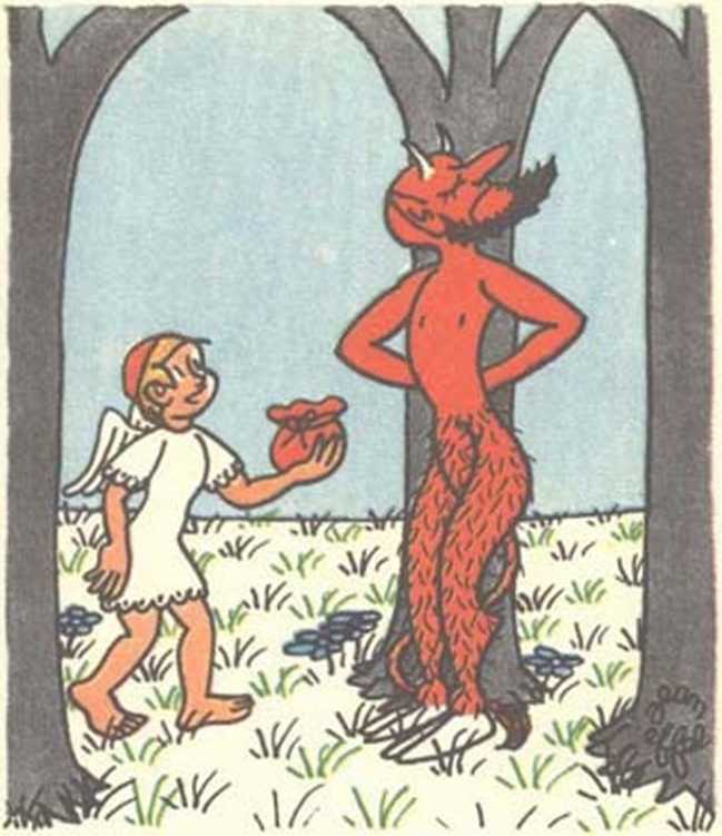Любовь Адама и Евы. Жан Эффель. Иллюстрация 183