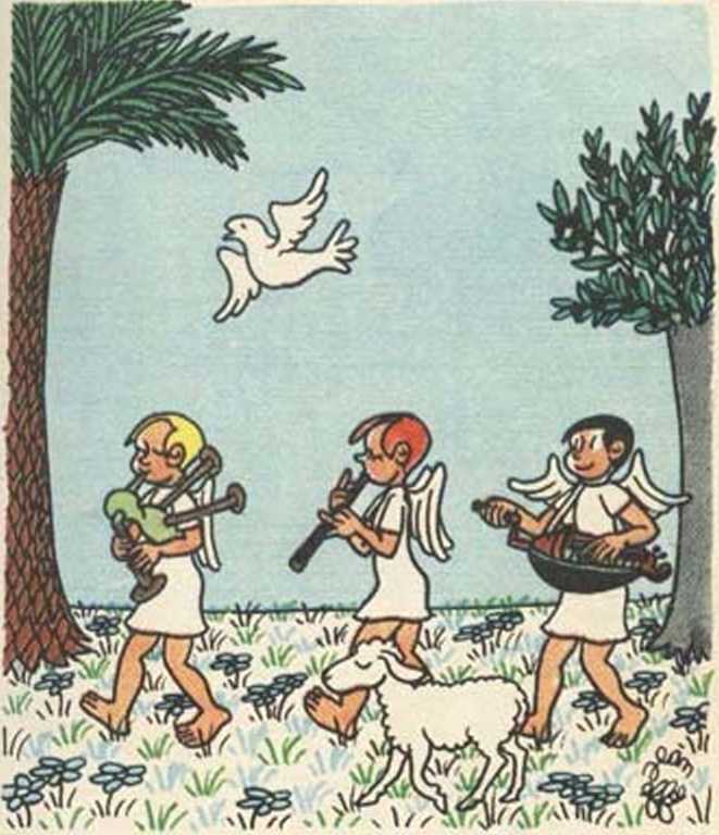 Любовь Адама и Евы. Жан Эффель. Иллюстрация 42