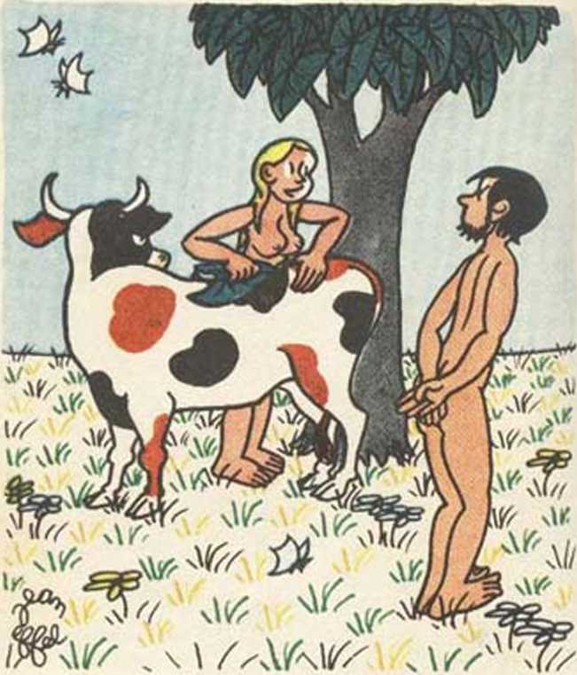 Любовь Адама и Евы. Жан Эффель. Иллюстрация 43