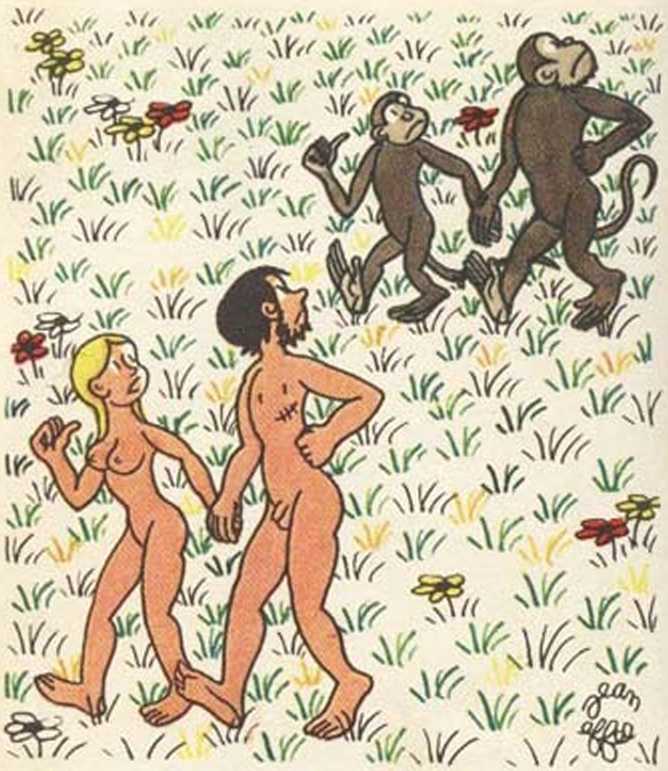Любовь Адама и Евы. Жан Эффель. Иллюстрация 47